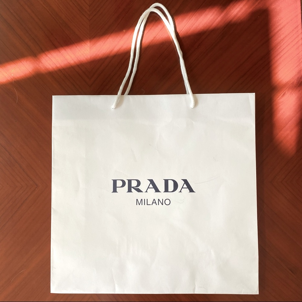 Prada shopping bag